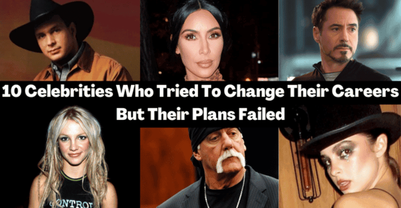 Know About 10 Celebrities Who Tried to Change Their Careers but Their Plans Failed