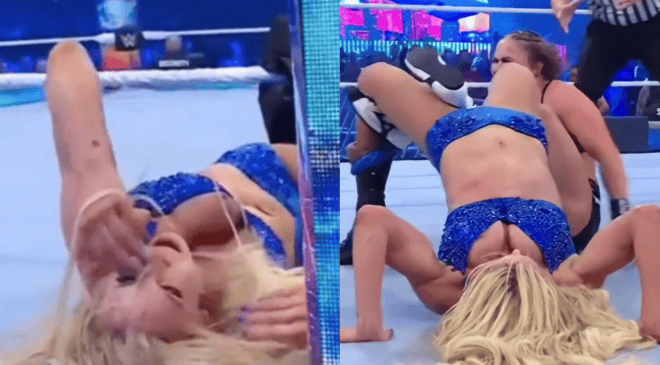 Charlotte Flair Nip Slip