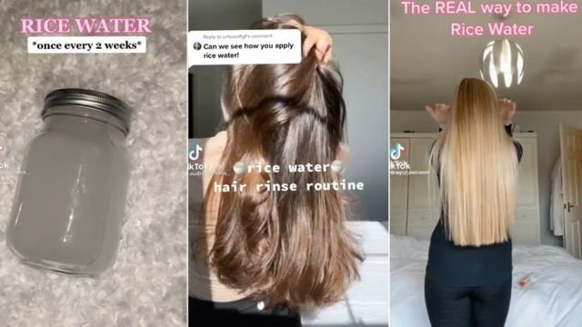 Rice Water Hair Trend