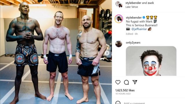 Mark Zuckerberg shirtless