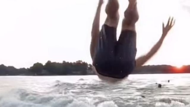 TikTok boat jumping challenge