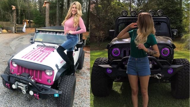 Jeep Wrangler Girl TikTok Video