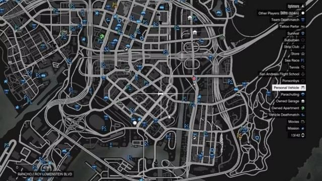 where is the impound lot in gta 5 online