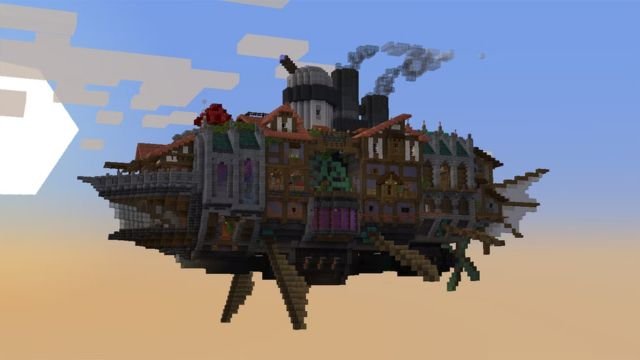 7 best Minecraft Steampunk airship builds