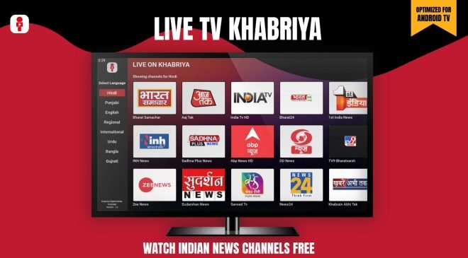 Stay Informed Anywhere with Live TV Khabriya App for Android TV and Mobile Devices