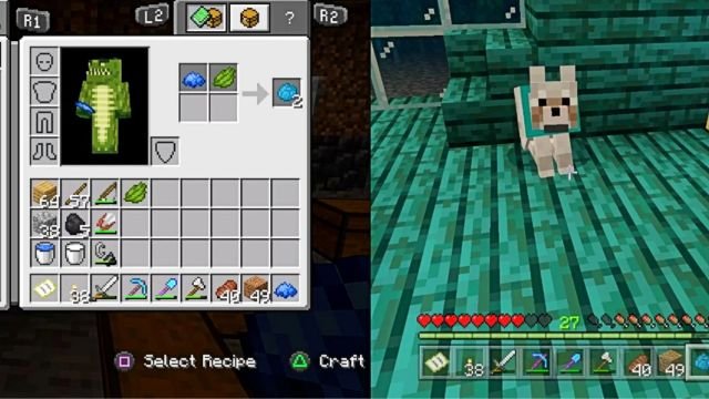 How to make Cyan Terracotta in minecraft