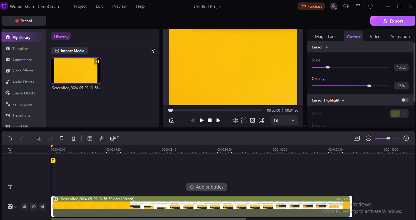 customization dashboard