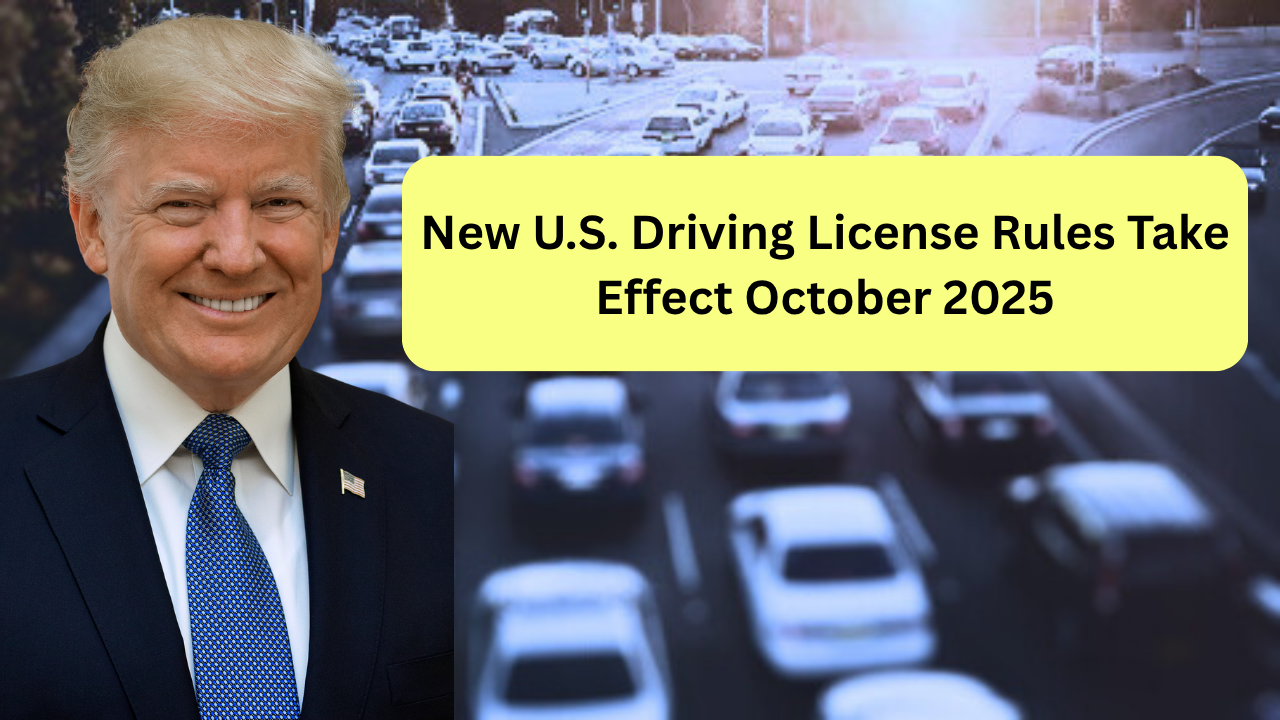 New U.S. Driving License Rules Take Effect October 2025